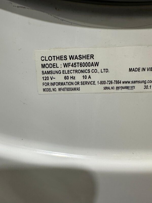 Samsung Washer - Image 4