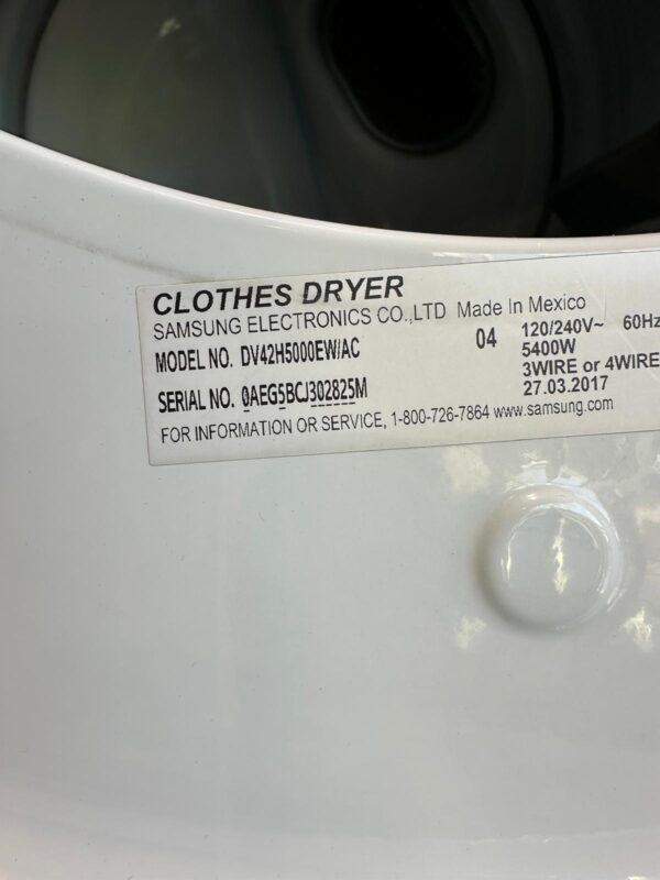 Samsung Washer & Dryer Set Stacked - Image 5