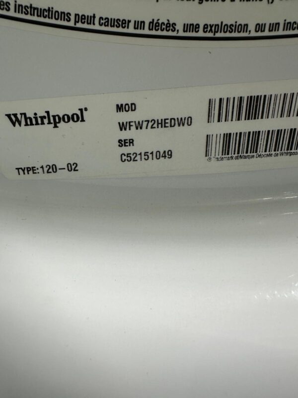 Whirlpool Washer - Image 5