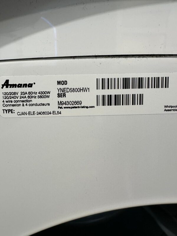 Whirlpool & Amana Washer and Dryer Mismatched Set - Image 4