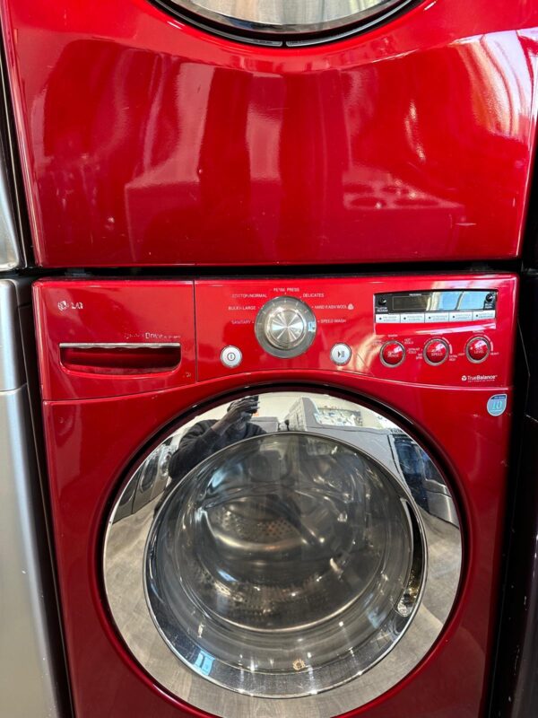 LG Washer & Dryer Set Stacked - Image 7
