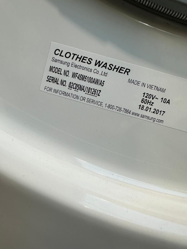 Samsung Washer & Dryer Set Stacked - Image 8