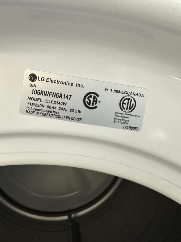LG Washer & Dryer Set - Image 10