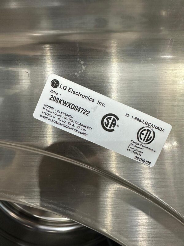 LG Oversized Dryer - Image 4