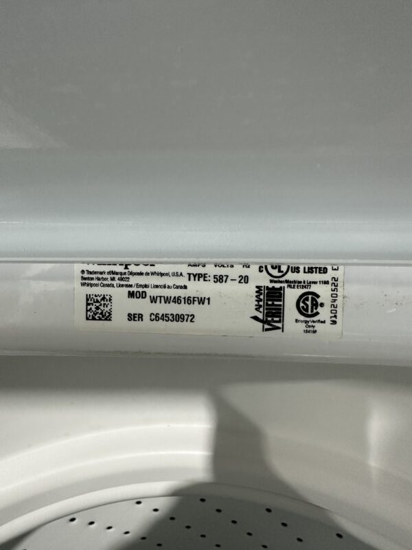 Whirlpool Washer & Dryer Set - Image 9